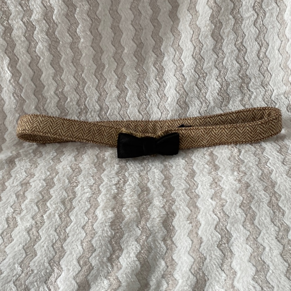 Ralph Lauren Wool Belt with Velvet Bow